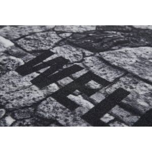 Schmutzfangmatte 'Welcome Stone' grau 50 x 70 cm