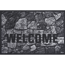 Verkleinertes Bild von Schmutzfangmatte 'Welcome Stone' grau 50 x 70 cm
