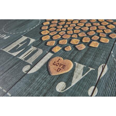 3. Bild von Napfunterlage 'Proper Food + Drink Enjoy' mehrfarbig 49 x 79 cm