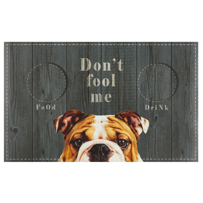Bild von Napfunterlage 'Proper Food + Drink Dont Fool' mehrfarbig 49 x 79 cm