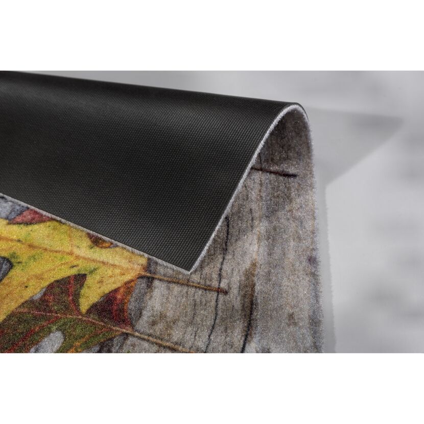 Nahaufnahme der Fußmatte Deco Print Blätter