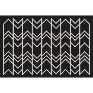 Fußmatte 'Antares' schwarz/beige 40 x 60 cm