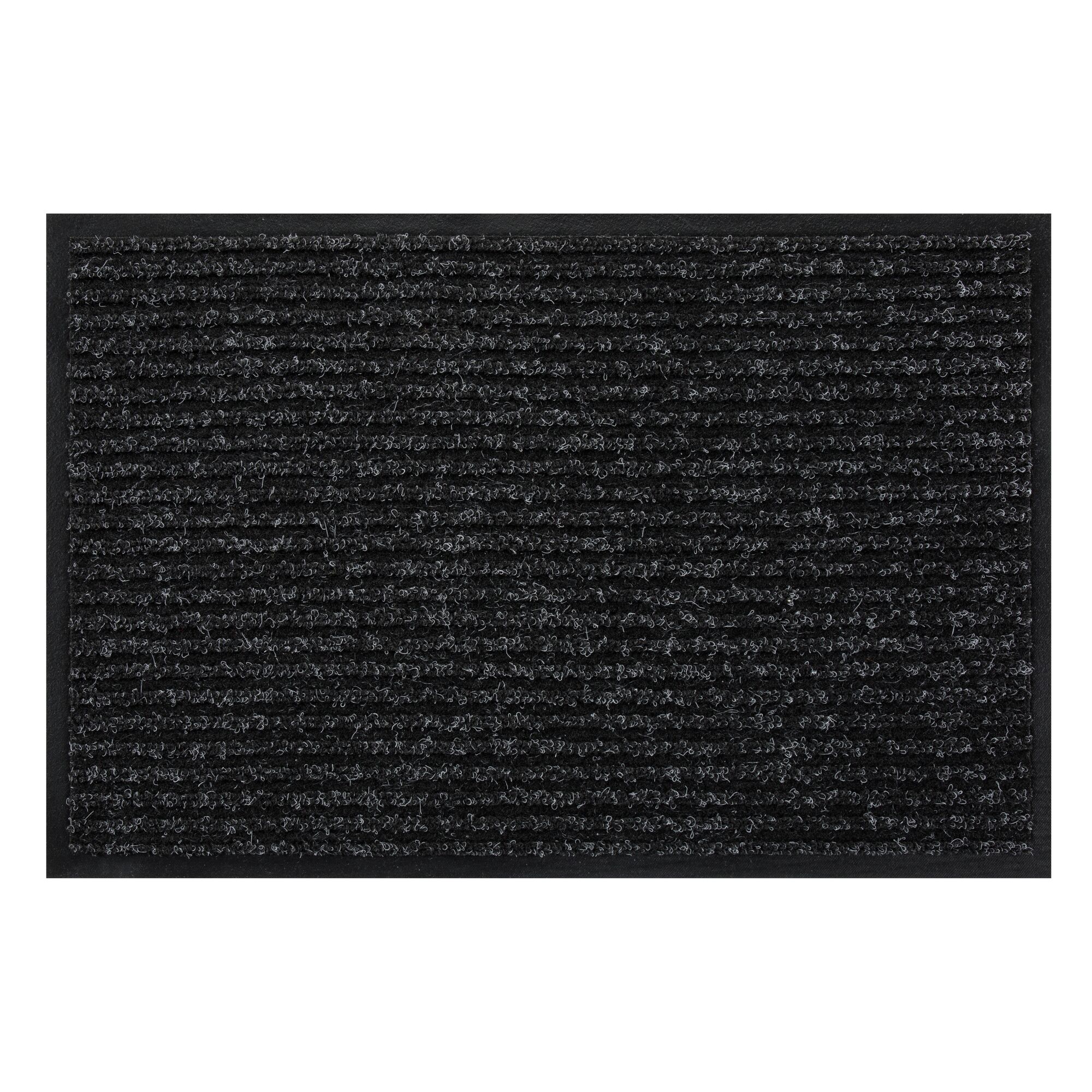 Schwarze Fußmatte 'Solid'