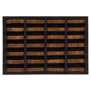 Fußmatten-Set 'Robusta' 40 x 60 cm schwarz/natur 5- teilig