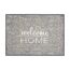 Fußmatte Miabella beige-grau mit Schriftzug "Welcome Home"