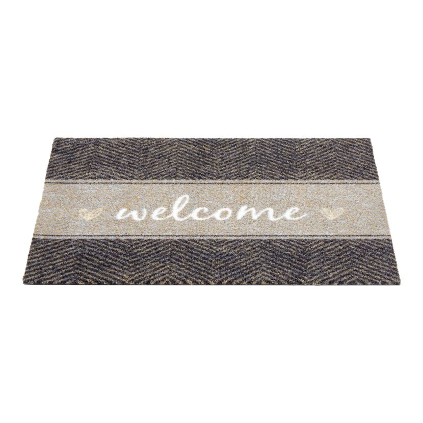 Fußmatte "Miabella" mit Schriftzug "Welcome"