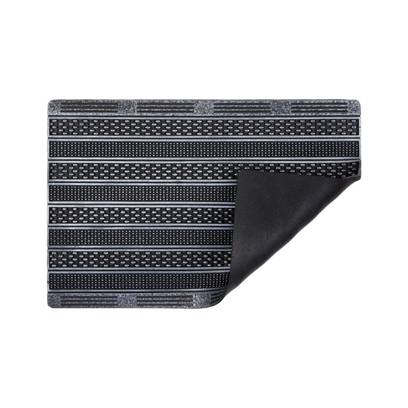 Schwarze Gummimatte Rubic 40 x 60 cm
