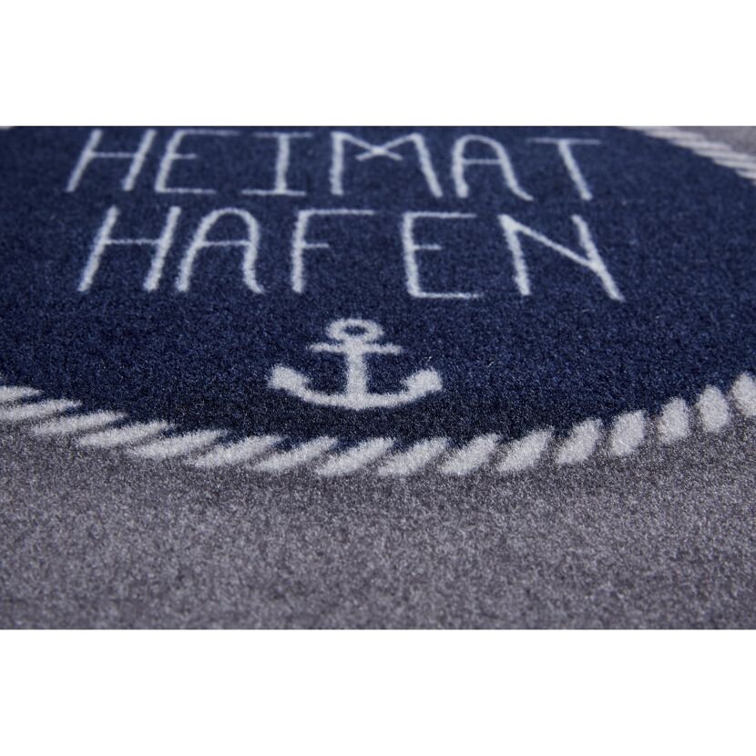 Fußmatte Heimathafen mit Ankermotiv