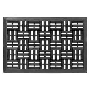 Gummimatte 'Dynamic' schwarz 45 x 75 cm