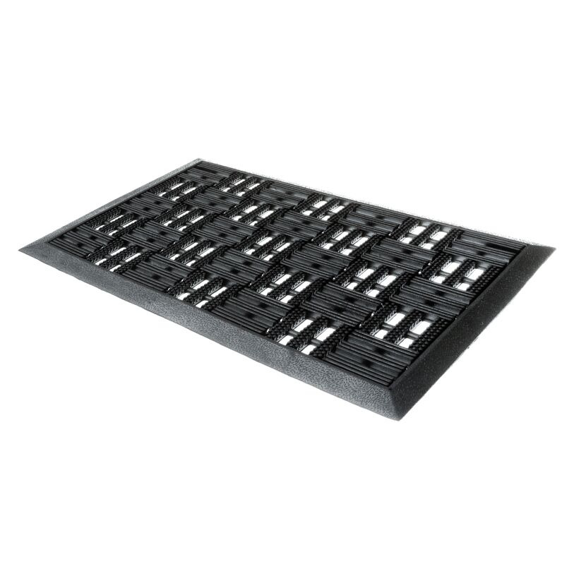 Schwarze Gummimatte