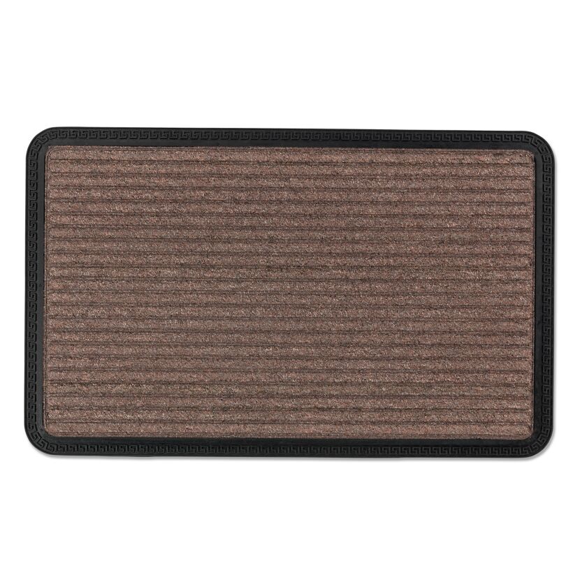 Braune Fußmatte mit Muster