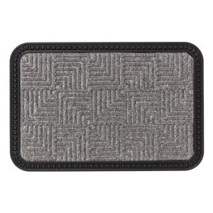 Sauberlaufmatte 'Border Star' silbern 50 x 80 cm
