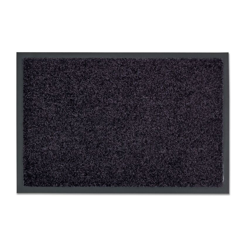 Schwarze Schmutzfangmatte