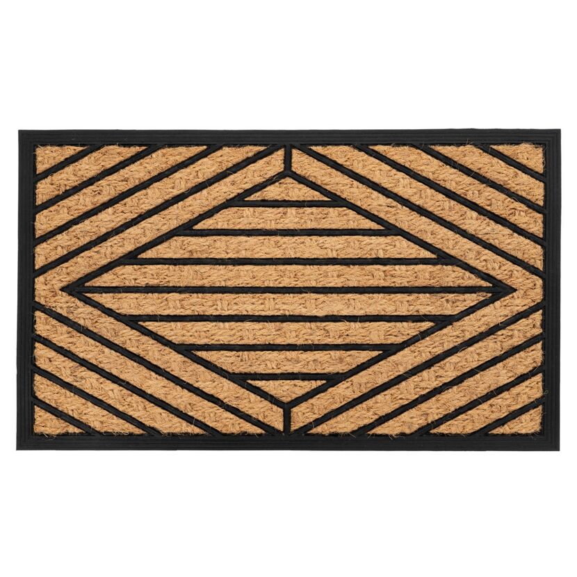 Fußmatte 'Bali Design 503' naturfarben/schwarz 40 x 60 cm