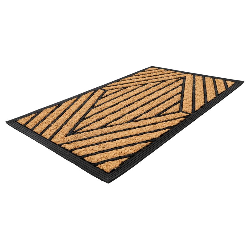 Fußmatte 'Bali Design 503' naturfarben/schwarz 40 x 60 cm