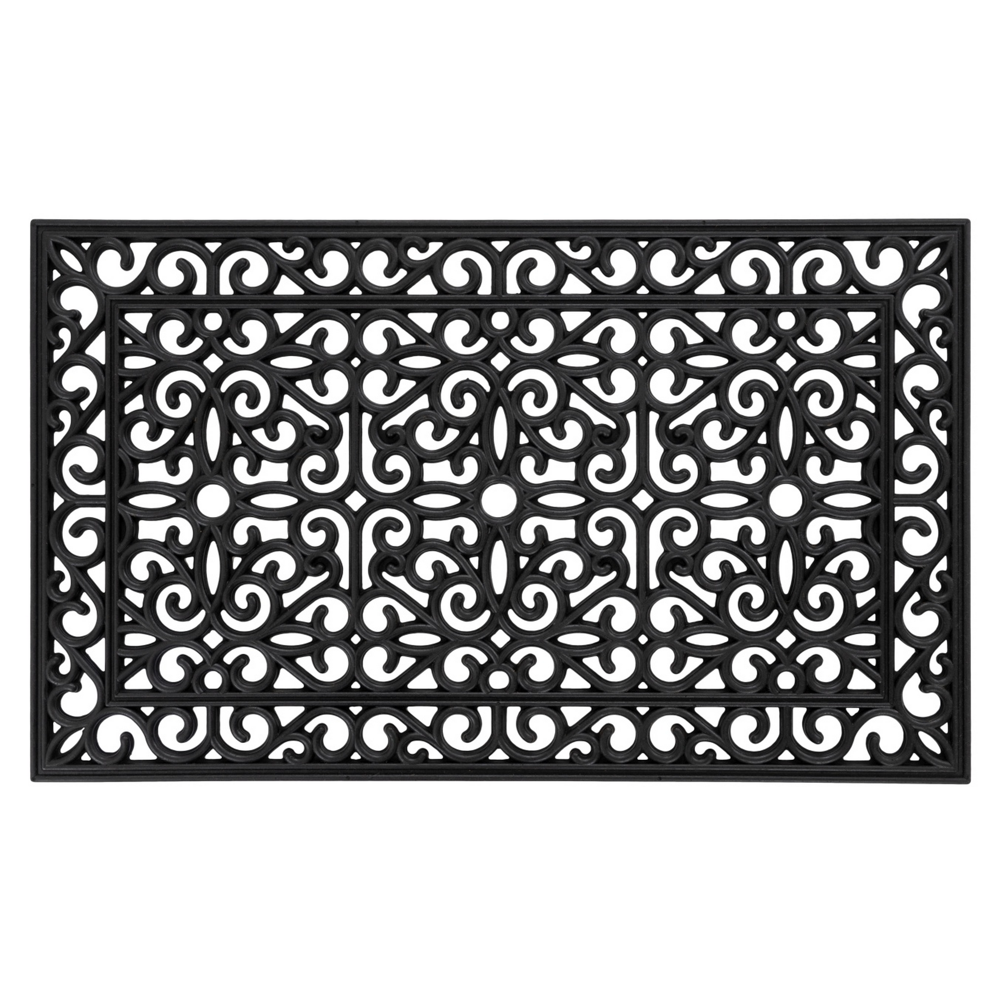 Fußmatte 'Lagos Design 501' schwarz 45 x 75 cm