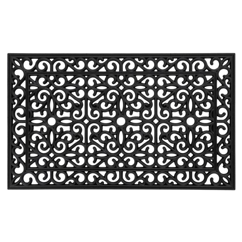 Fußmatte 'Lagos Design 501' schwarz 45 x 75 cm