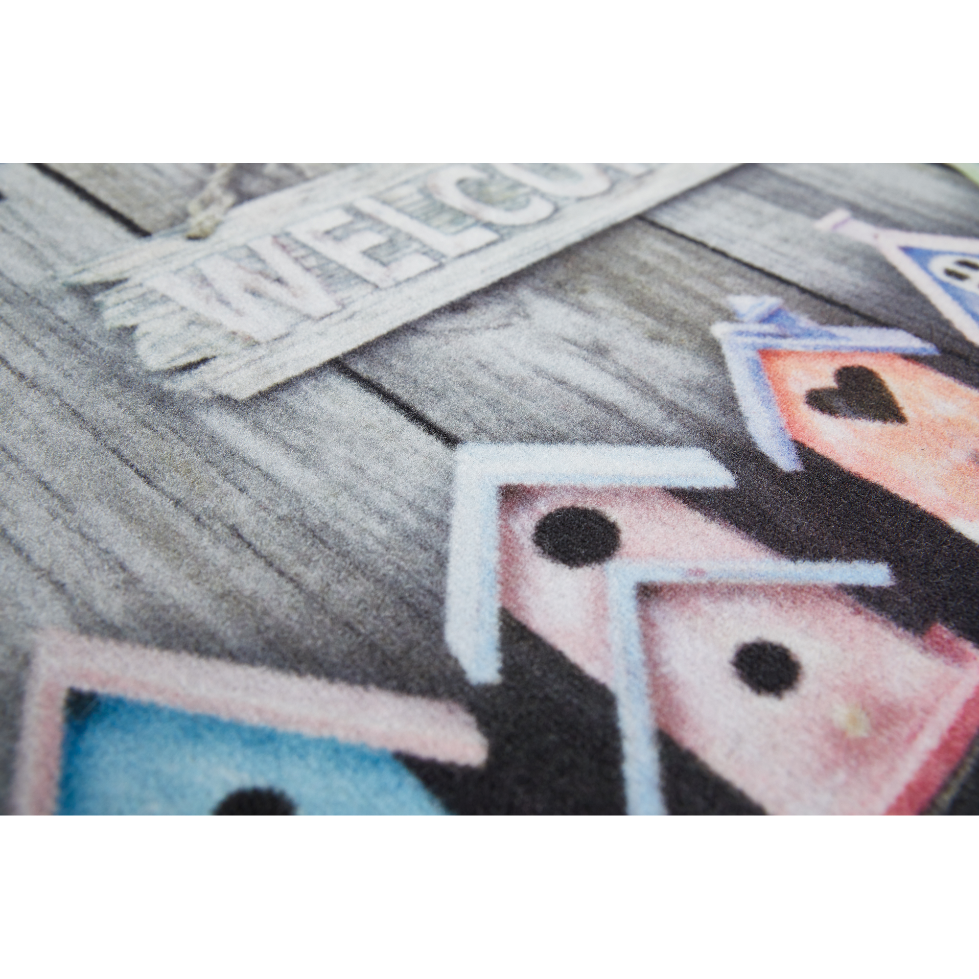 Sauberlaufmatte 'Welcome Home' mehrfarbig 39 x 58 cm
