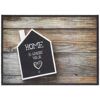 Sauberlaufmatte 'Home Heart' mehrfarbig 39 x 58 cm