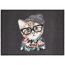 Sauberlaufmatte 'Cat Style' mehrfarbig 39 x 58 cm