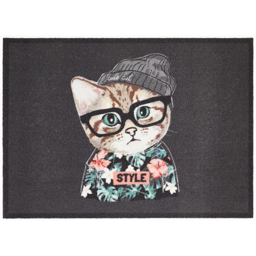 Sauberlaufmatte 'Cat Style' mehrfarbig 39 x 58 cm