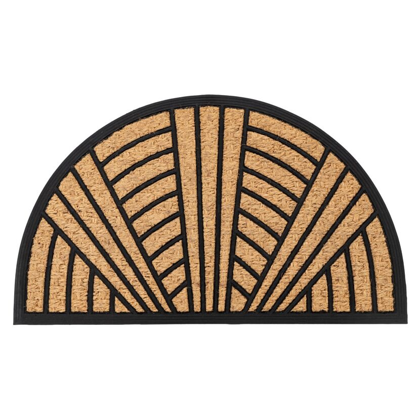 Fußmatte 'Bogota Design 501' naturfarben/schwarz 40 x 60 cm
