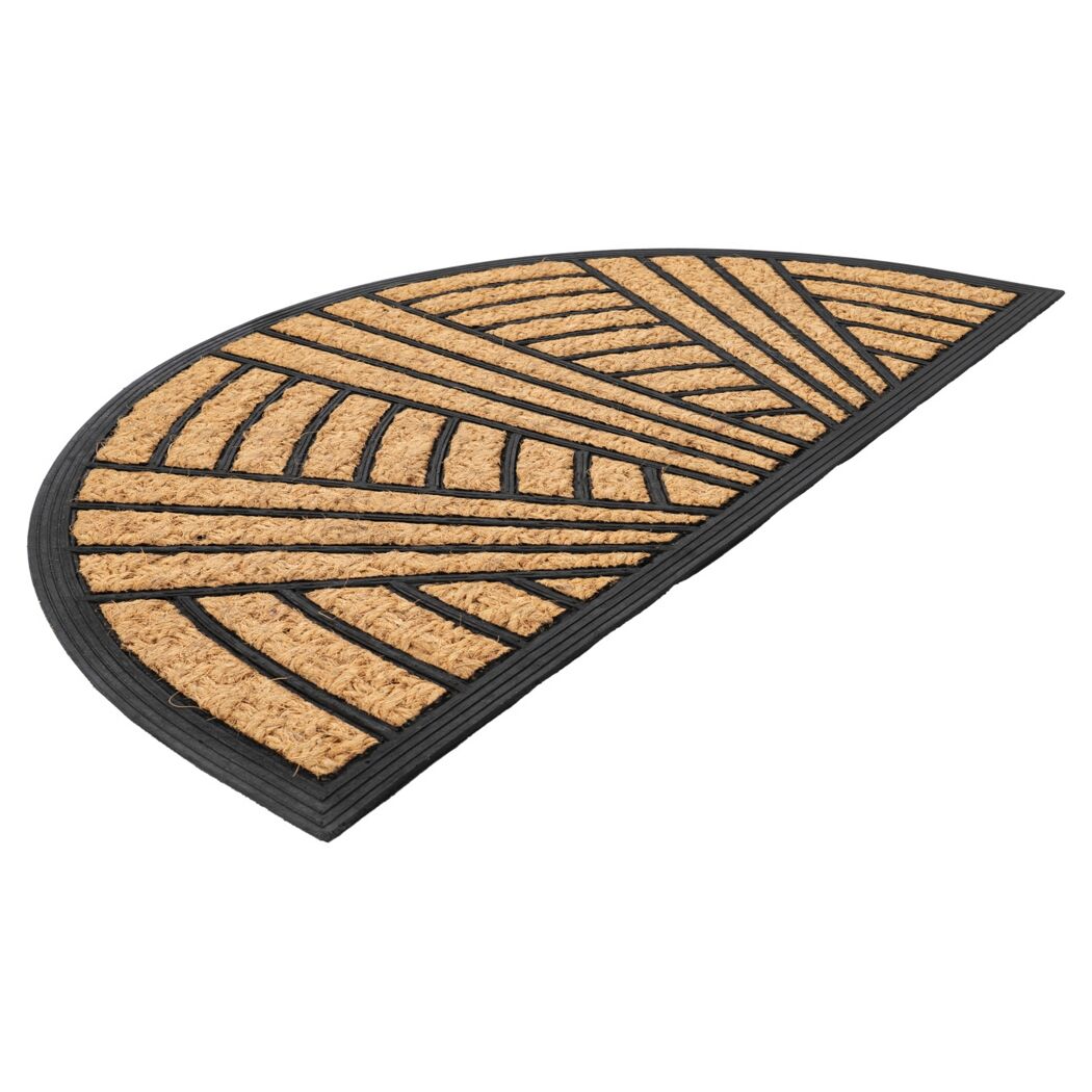 Fußmatte 'Bogota Design 501' naturfarben/schwarz 40 x 60 cm