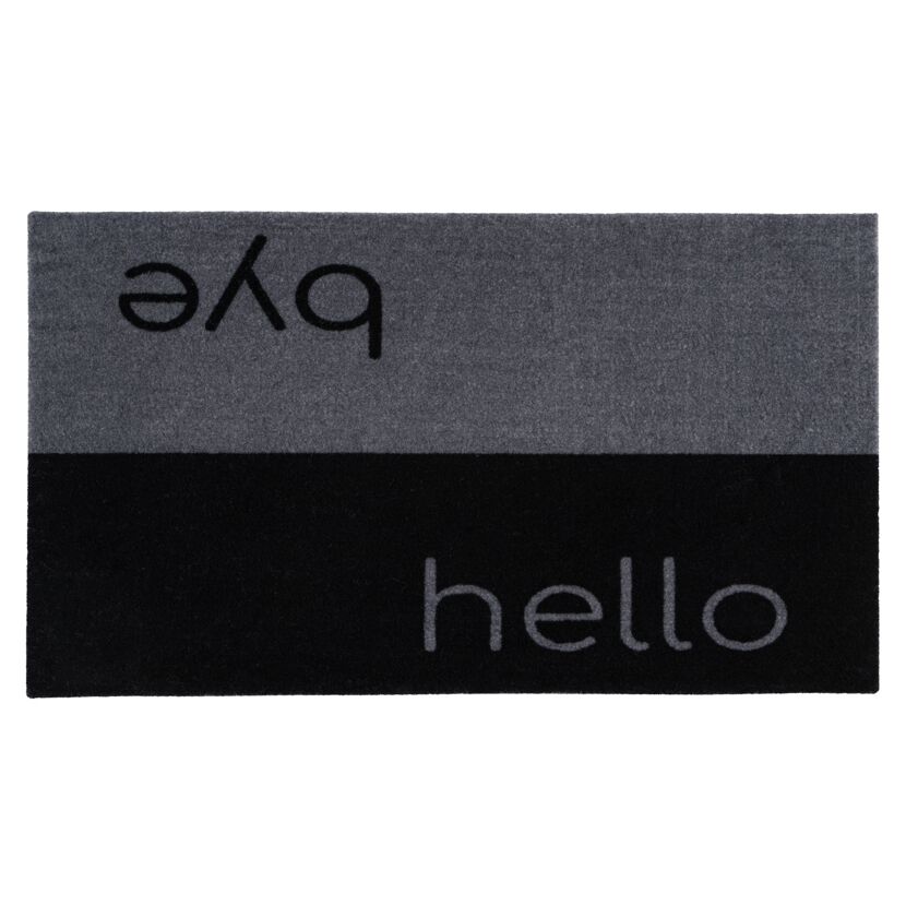 Fußmatte 'Miami Design 503' schwarz/grau 40 x 60 cm
