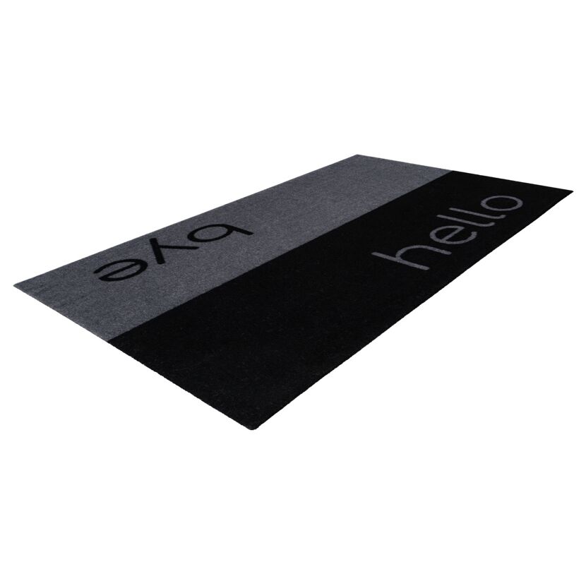 Fußmatte 'Miami Design 503' schwarz/grau 40 x 60 cm