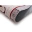 Fußmatte 'Miami Design 507' grau/rot 40 x 60 cm