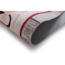 Fußmatte 'Miami Design 507' grau/rot 40 x 60 cm