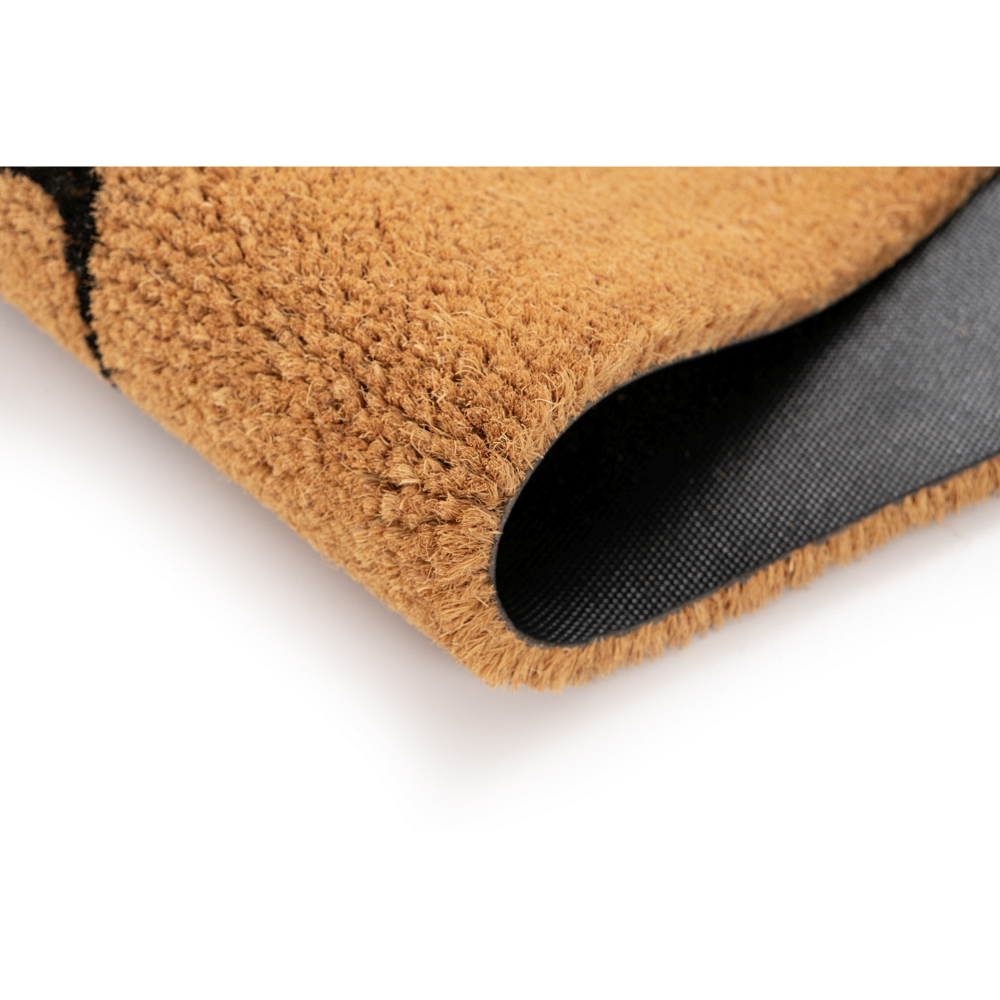 Fußmatte 'Porto Design 601' naturfarben/schwarz 40 x 60 cm