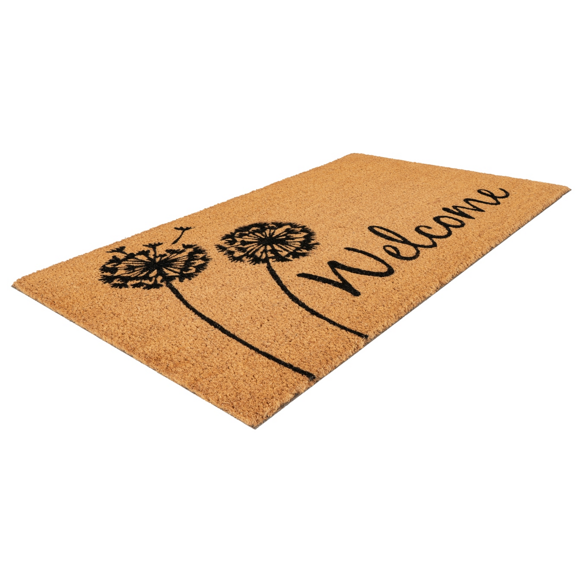 Fußmatte 'Porto Design 602' naturfarben/schwarz 40 x 60 cm