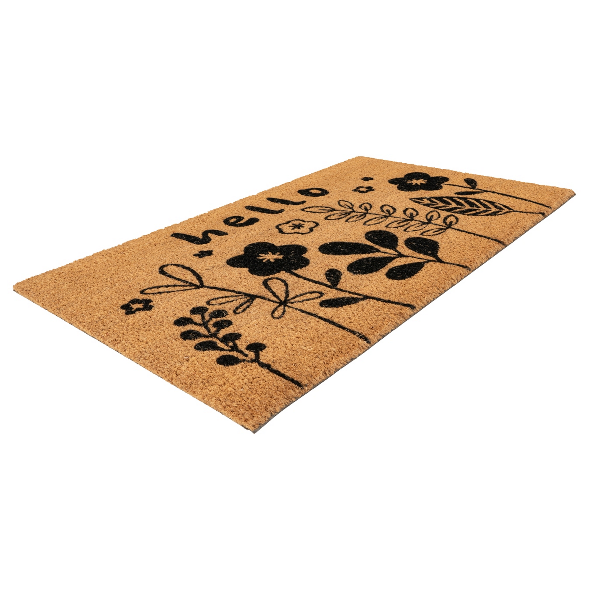 Fußmatte 'Porto Design 607' naturfarben/schwarz 40 x 60 cm