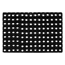 Verkleinertes Bild von Schmutzfangmatte schwarz Gummi 80 x 120 cm