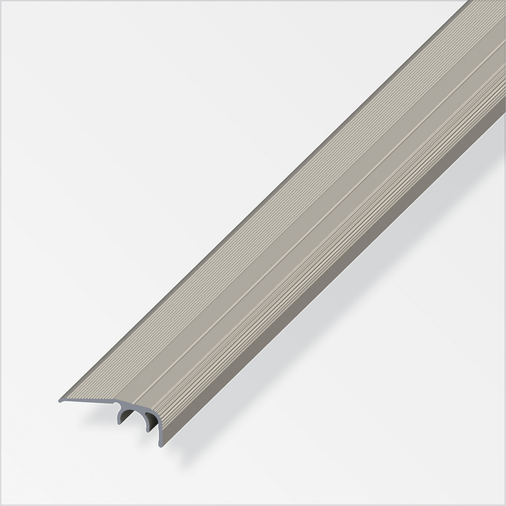 Abschlussprofil 'clipstech®' Aluminium titanfarben 1000 x 32 mm + product picture