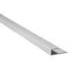 Silbernes Einfassprofil aus Aluminium