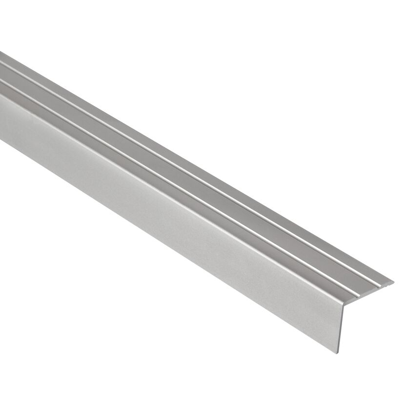 Silbernes Abschlussprofil aus Aluminium