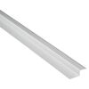 Silbernes Z-Abschlussprofil aus Aluminium