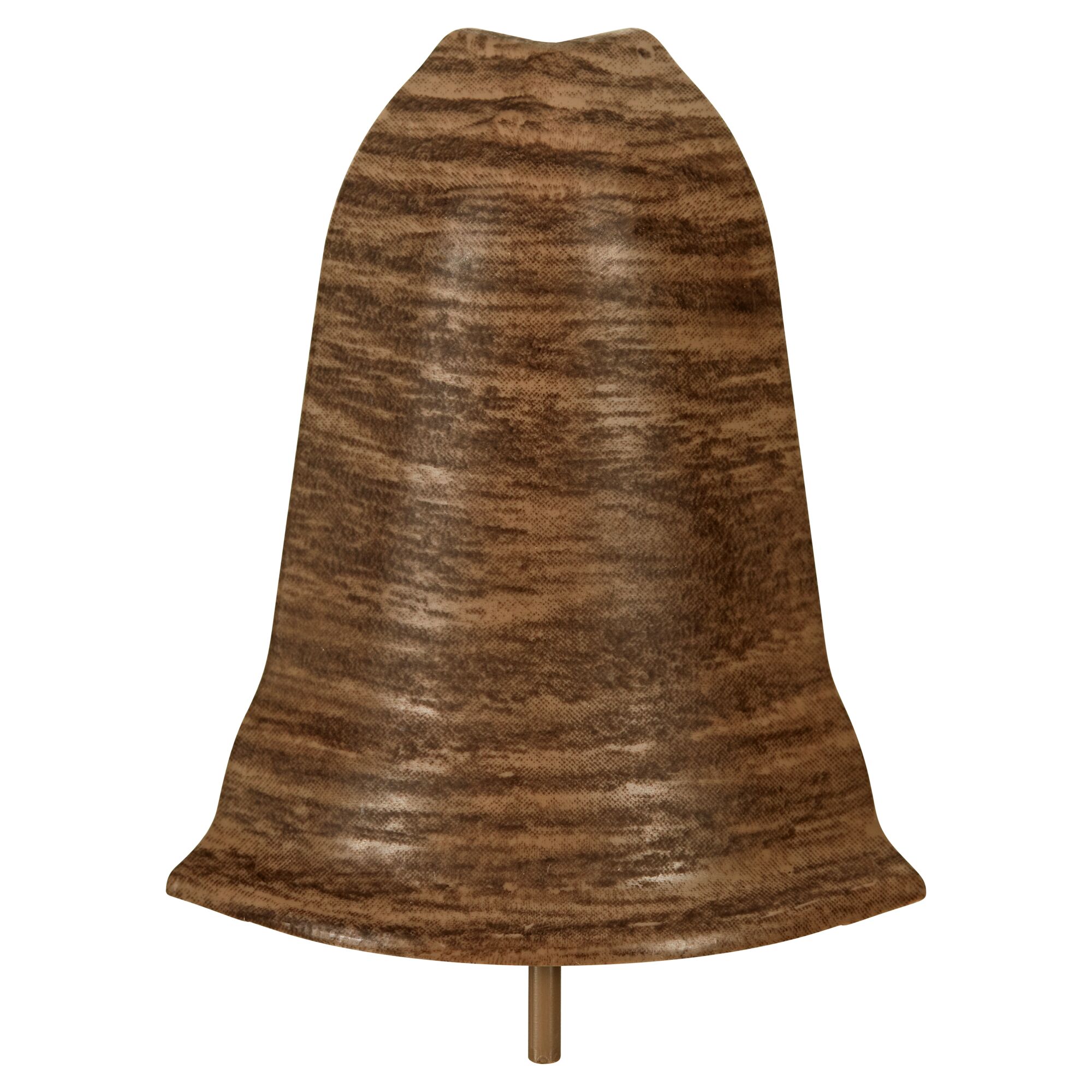 Braune Glocke aus Holzimitat