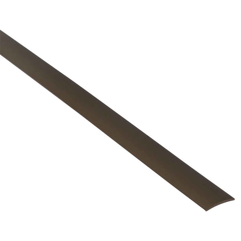 Braunes Übergangsprofil aus Aluminium