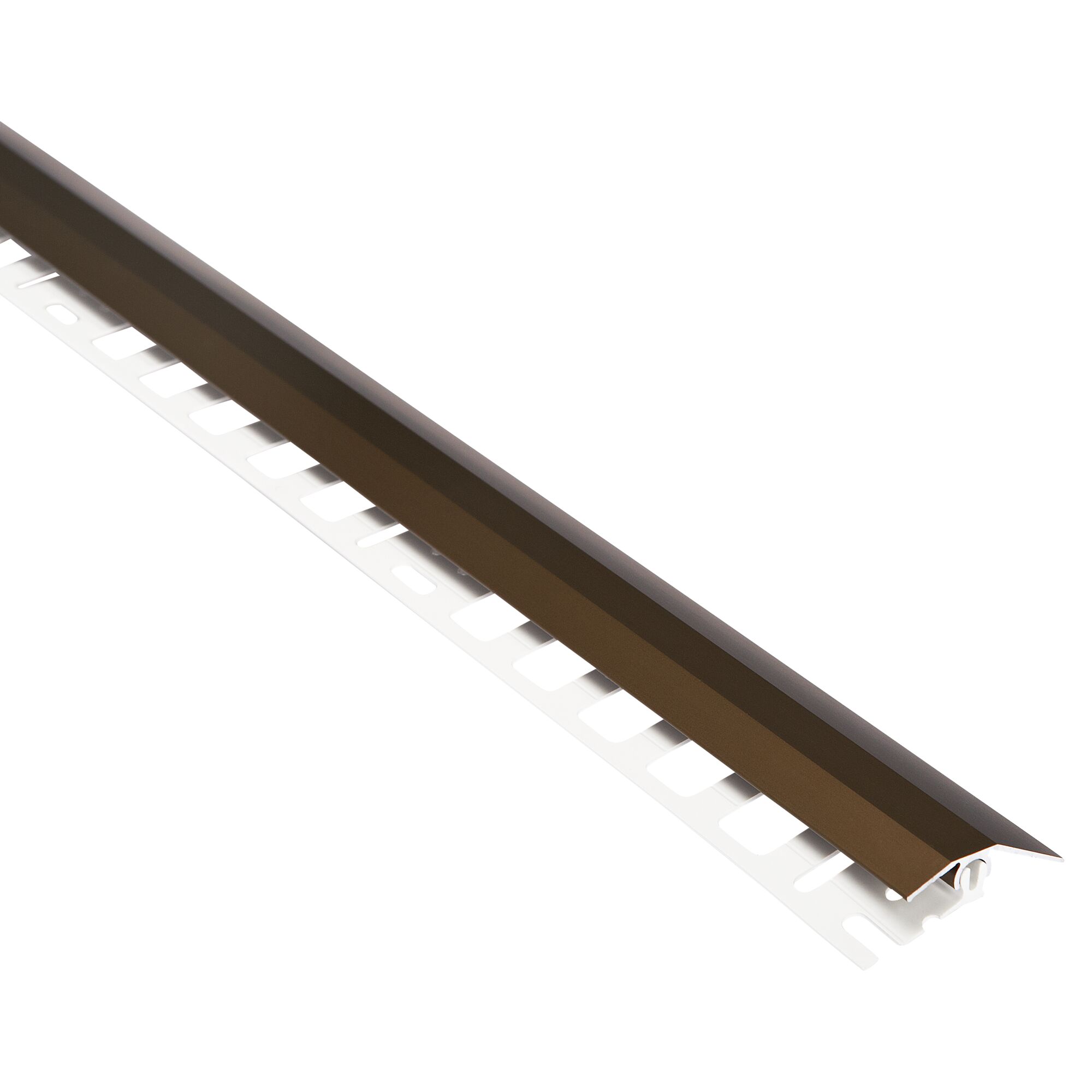 Braunes Übergangsprofil aus Aluminium