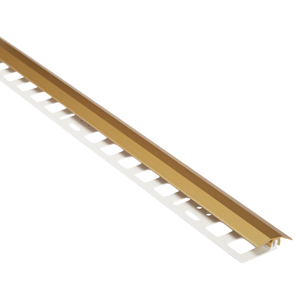 Messingfarbenes Übergangsprofil aus Aluminium