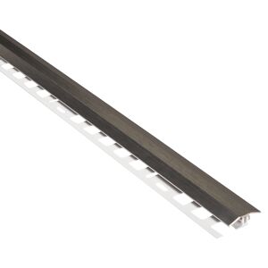 Übergangsprofil 'clipstech®-mini' Aluminium silber 1000 x 25 mm