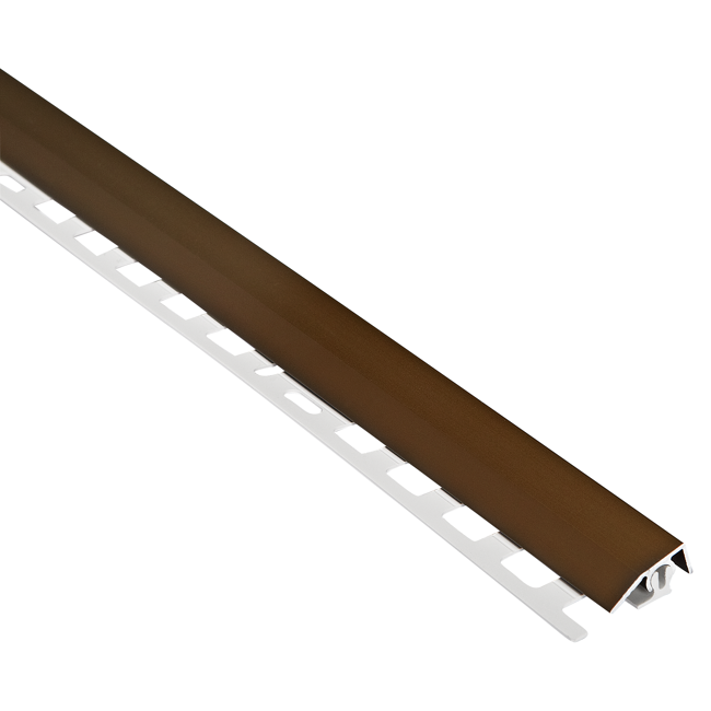 Bild von Abschlussprofil 'clipstech®-mini' Aluminium bronzefarben 1000 x 19,5 mm