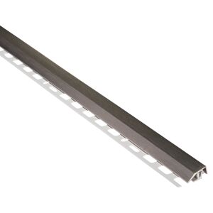 Abschlussprofil 'clipstech®-mini' Aluminium silber 1000 x 19,5 mm