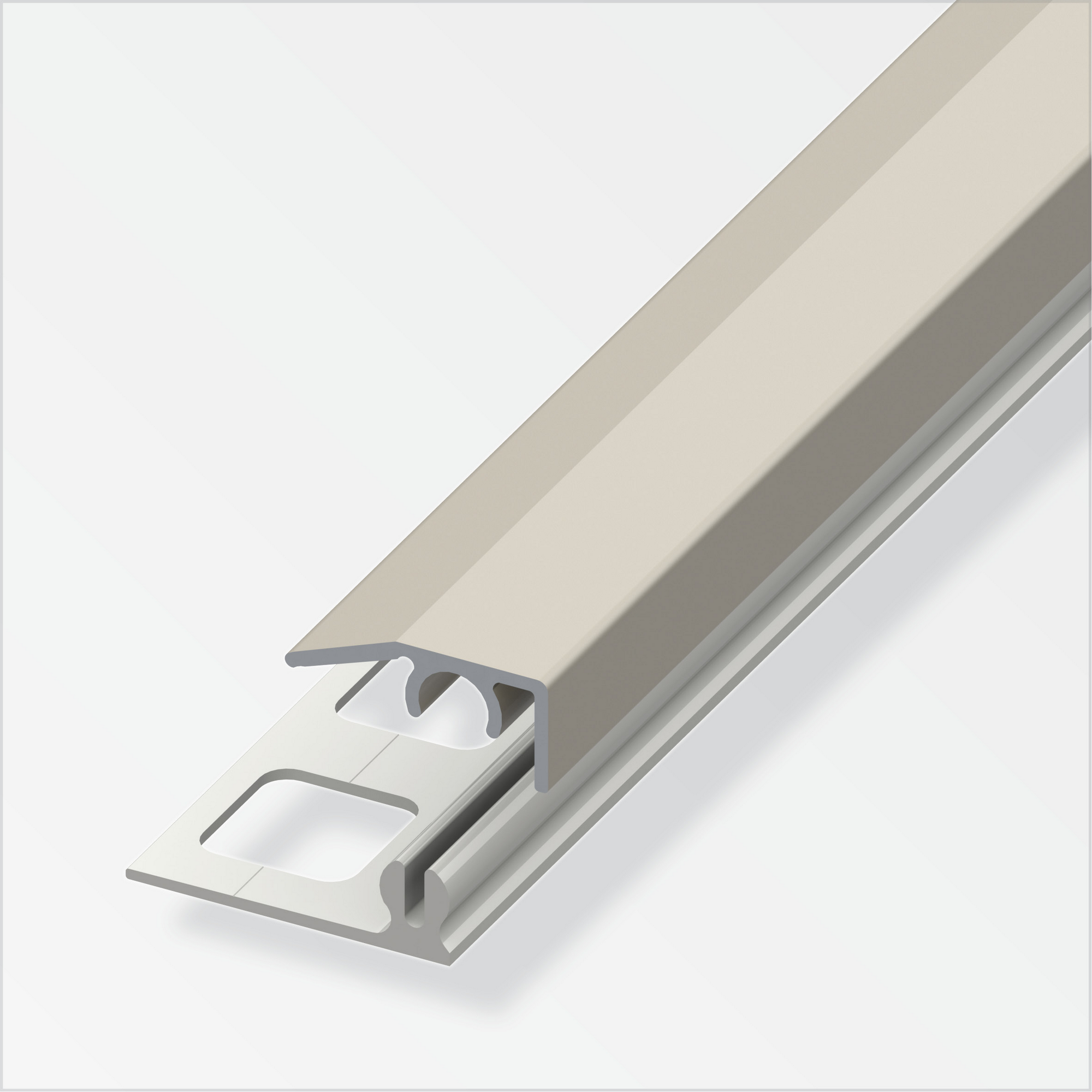 Abschlussprofil 'clipstech®-mini' Aluminium titanfarben 1000 x 19,5 mm + product picture
