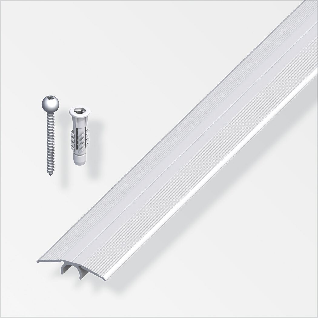 Übergangsprofil Alu Silber Vario inkl. Befestigungsmaterial