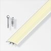 Übergangsprofil Alu Champ Vario 33x900mm beige mit Dübel und Schraube