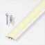 Übergangsprofil Alu Champ Vario 33x900mm beige mit Dübel und Schraube